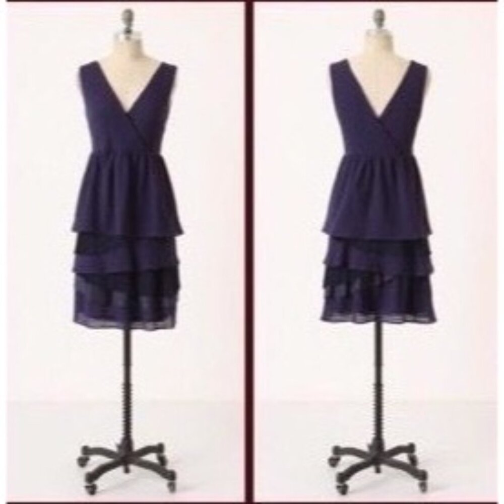 Ric Rac x Anthropologie Gingham Woven Eclectic Midi Dress Vintage Boho Feminine - Picture 12 of 16